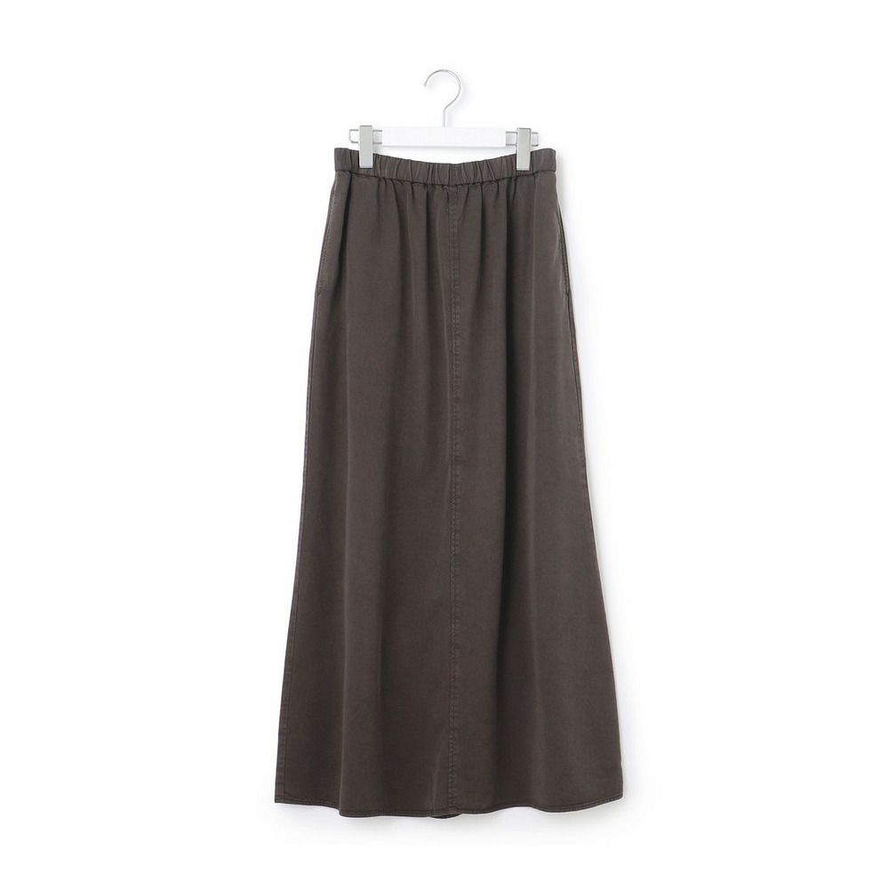 【SLOW/一部店舗限定】ガーメントツイル セミフレア スカート9