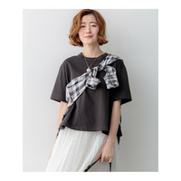 スビンギザコットン フレア Tシャツ