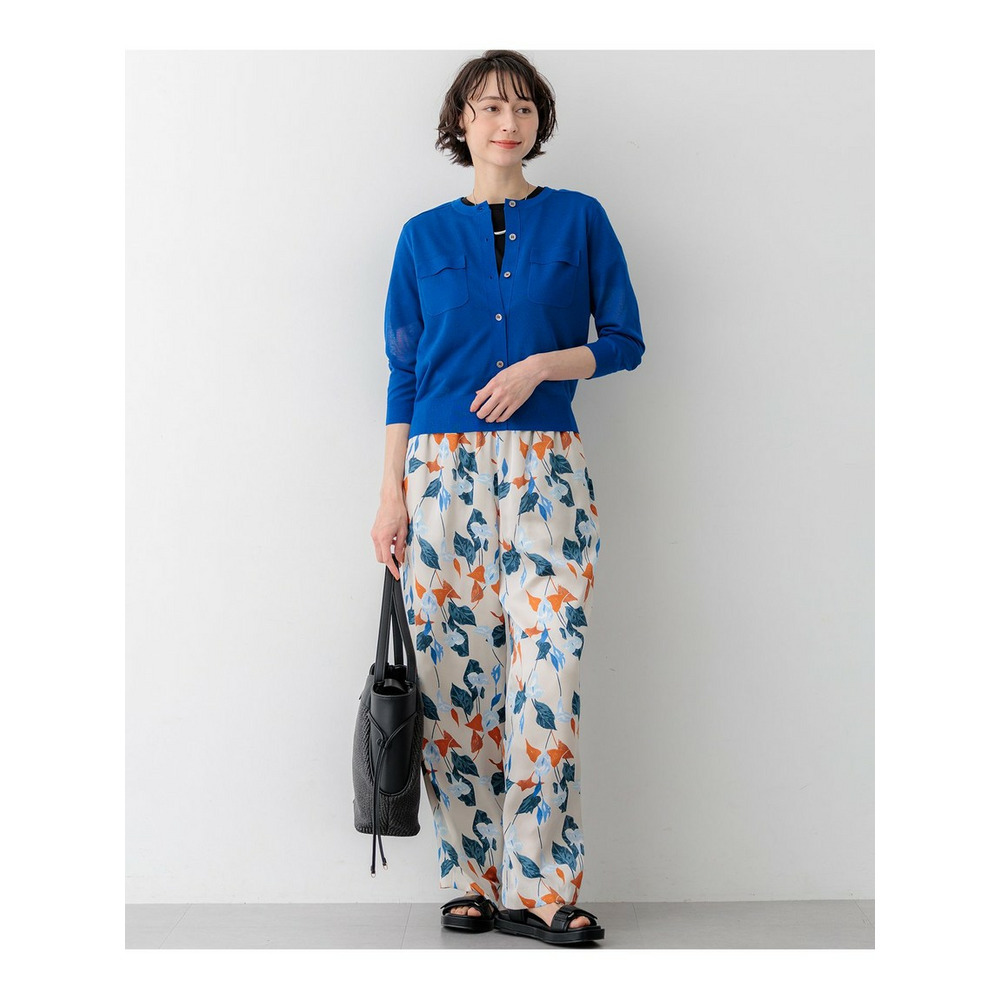 【一部先行予約/WEB&一部店舗限定カラーあり】シャイニーシアー フラップポケット カーディガン10