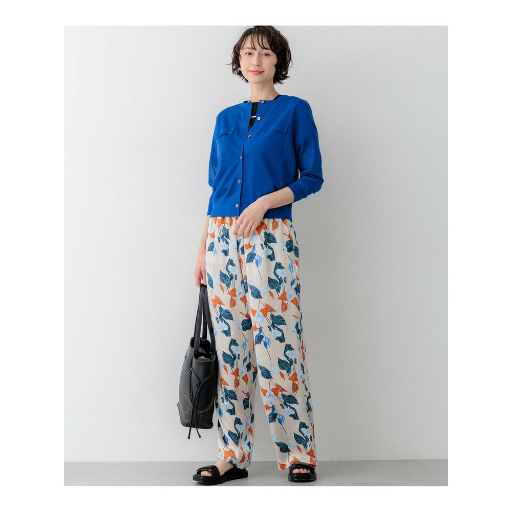 【一部先行予約/WEB&一部店舗限定カラーあり】シャイニーシアー フラップポケット カーディガン11