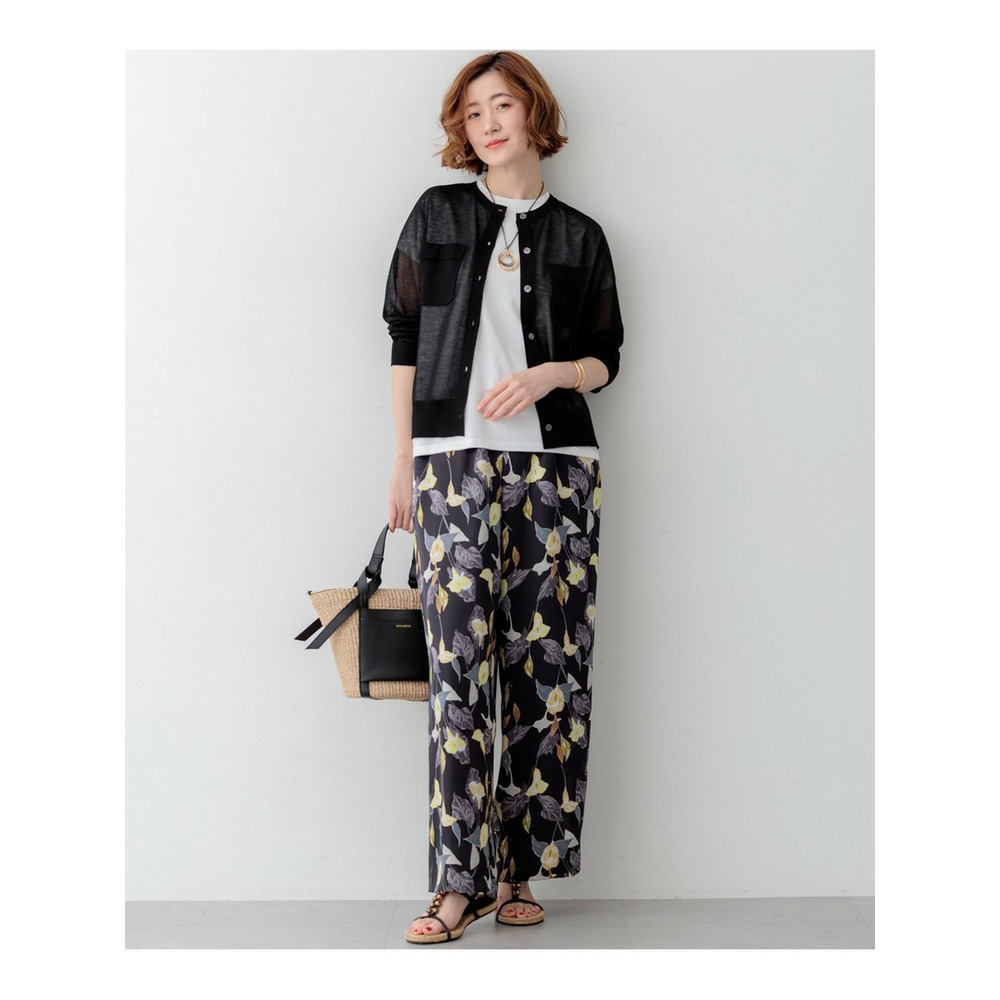 【一部先行予約/WEB&一部店舗限定カラーあり】シャイニーシアー フラップポケット カーディガン3