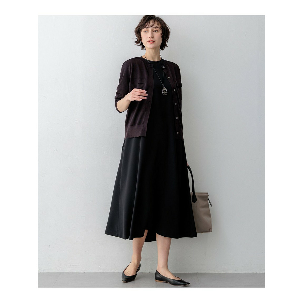 【一部先行予約/WEB&一部店舗限定カラーあり】シャイニーシアー フラップポケット カーディガン8