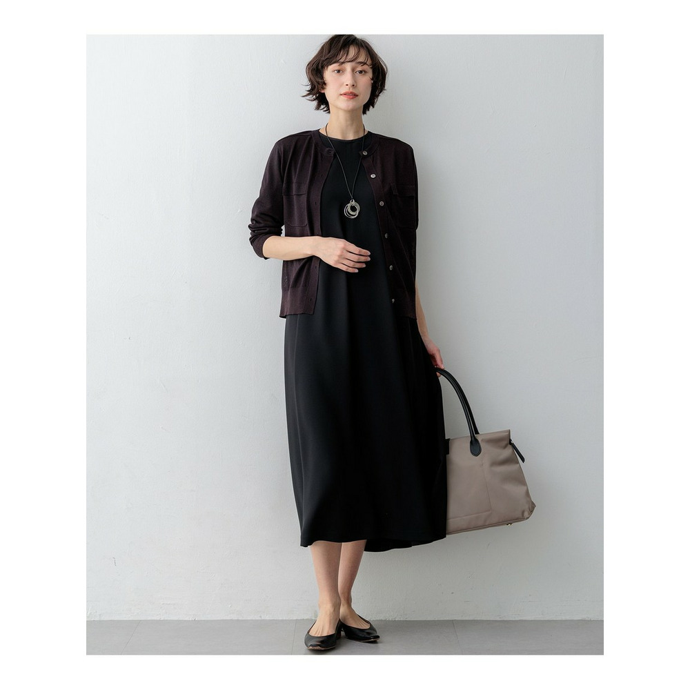 【一部先行予約/WEB&一部店舗限定カラーあり】シャイニーシアー フラップポケット カーディガン9