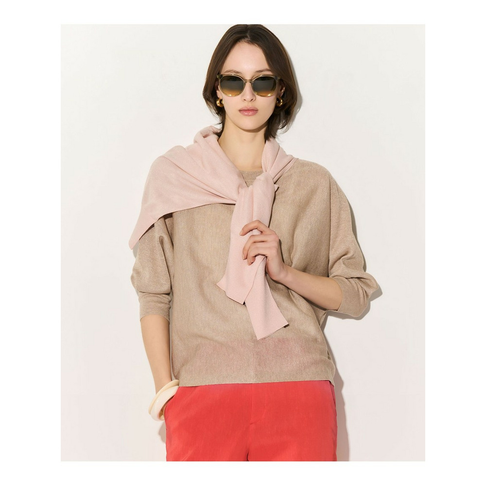 シャイニーシアー ドルマン ニット