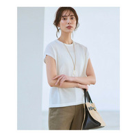 シャイニーシアー ノースリーブ ニット