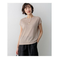 シャイニーシアー ノースリーブ ニット