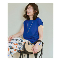 シャイニーシアー ノースリーブ ニット