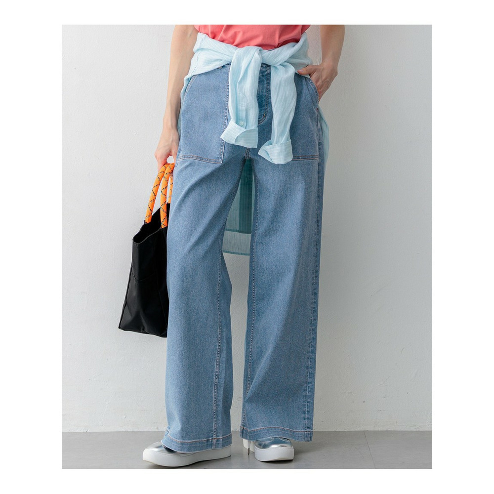 【見上愛さん着用】23区 Summer DENIM ベイカーパンツ