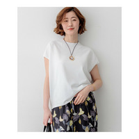 レーヨンポリエステルストレッチ フレンチスリーブ ニット