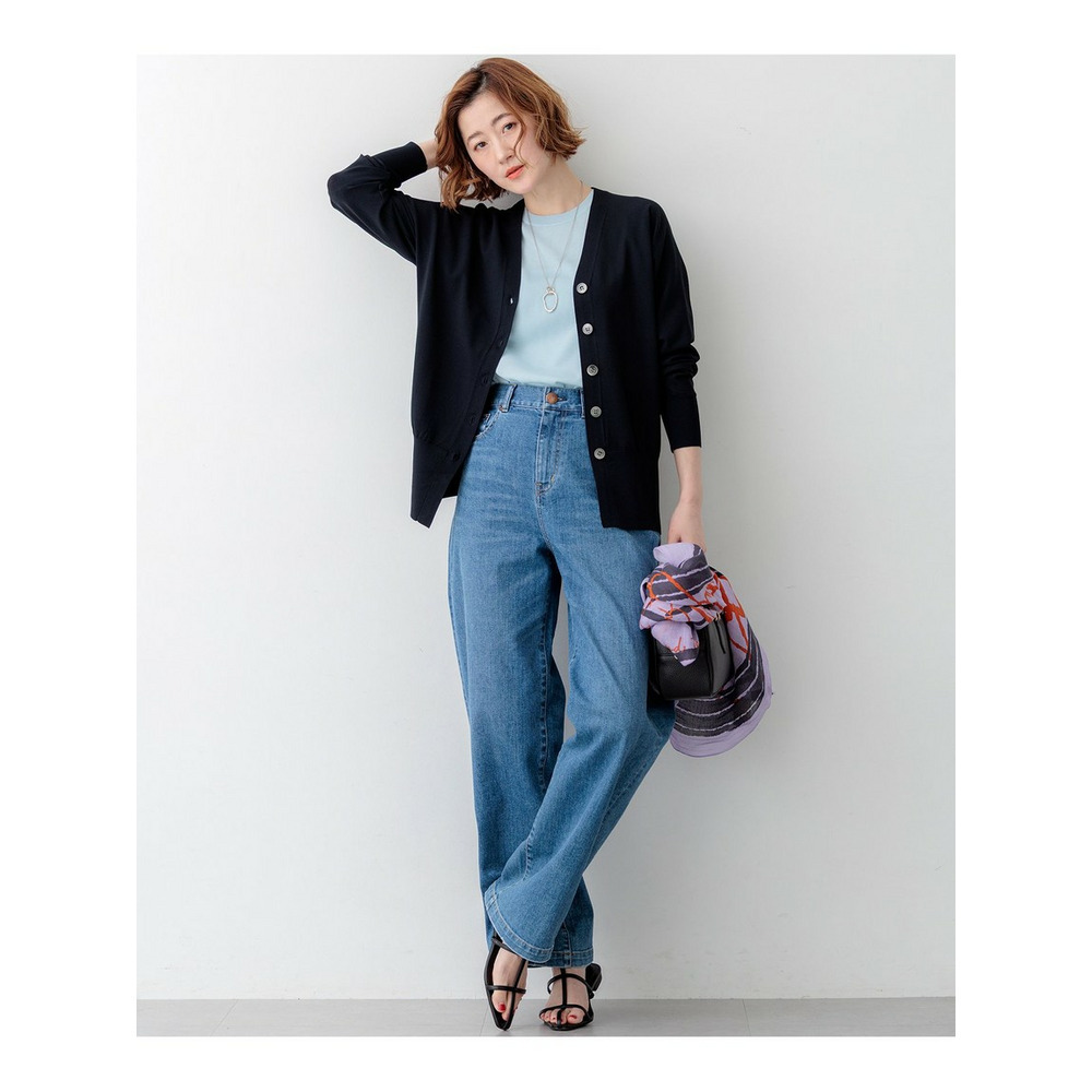 【見上愛さん着用】キュプラコットン プルオーバー ニット12