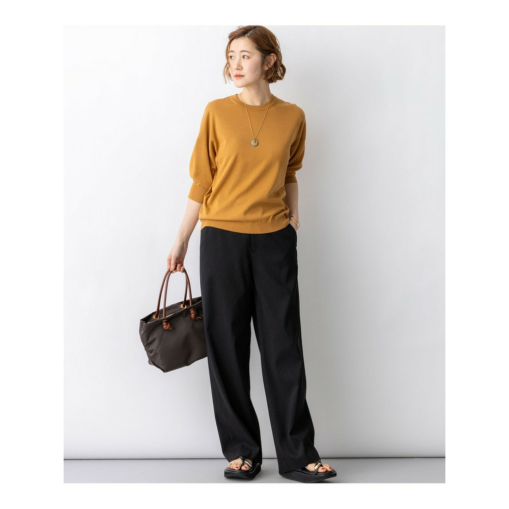 【見上愛さん着用】キュプラコットン プルオーバー ニット4