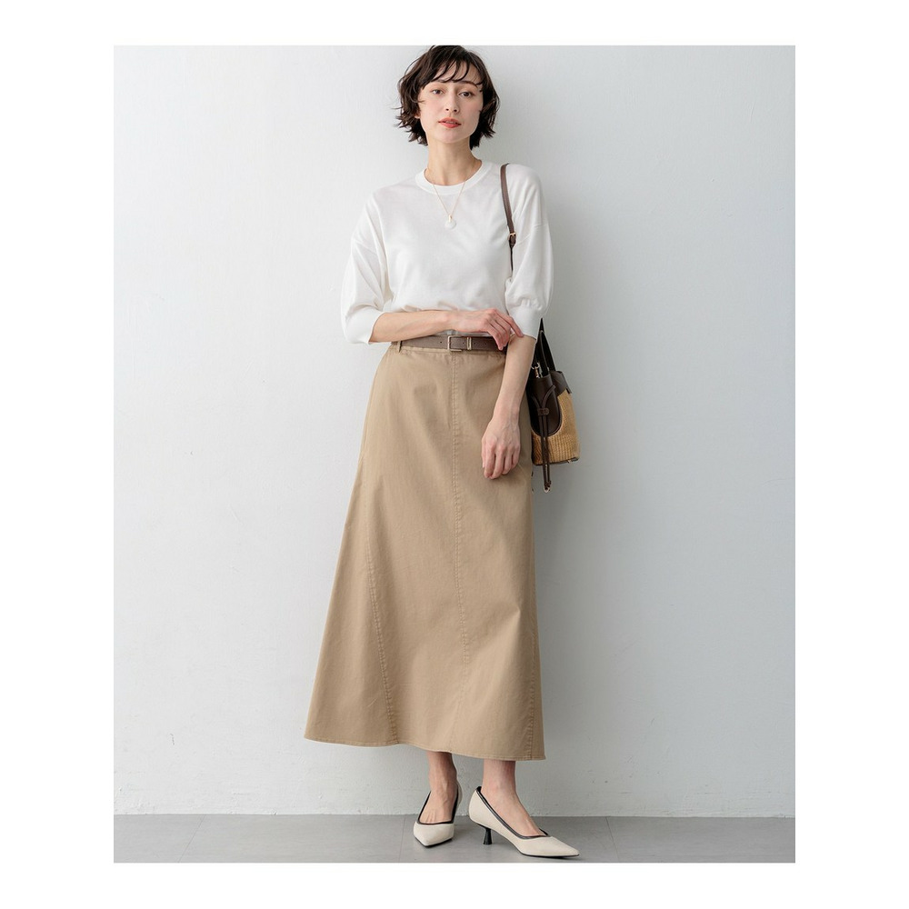 【見上愛さん着用】キュプラコットン プルオーバー ニット5