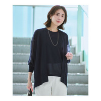 シャイニーシアー フロントオープン カーディガン