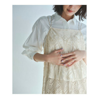 【BAILA掲載】ペイズリーレース キャミソールワンピース