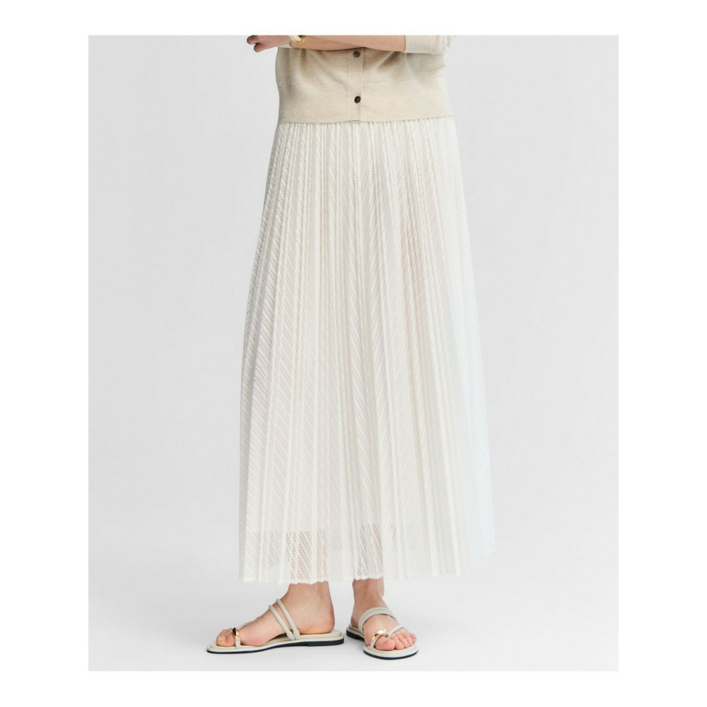 レース プリーツスカート