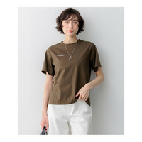 【Oggi掲載】バック刺繍 メッセージロゴ Tシャツ