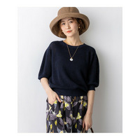 ピュアリネン パフスリーブ ニット