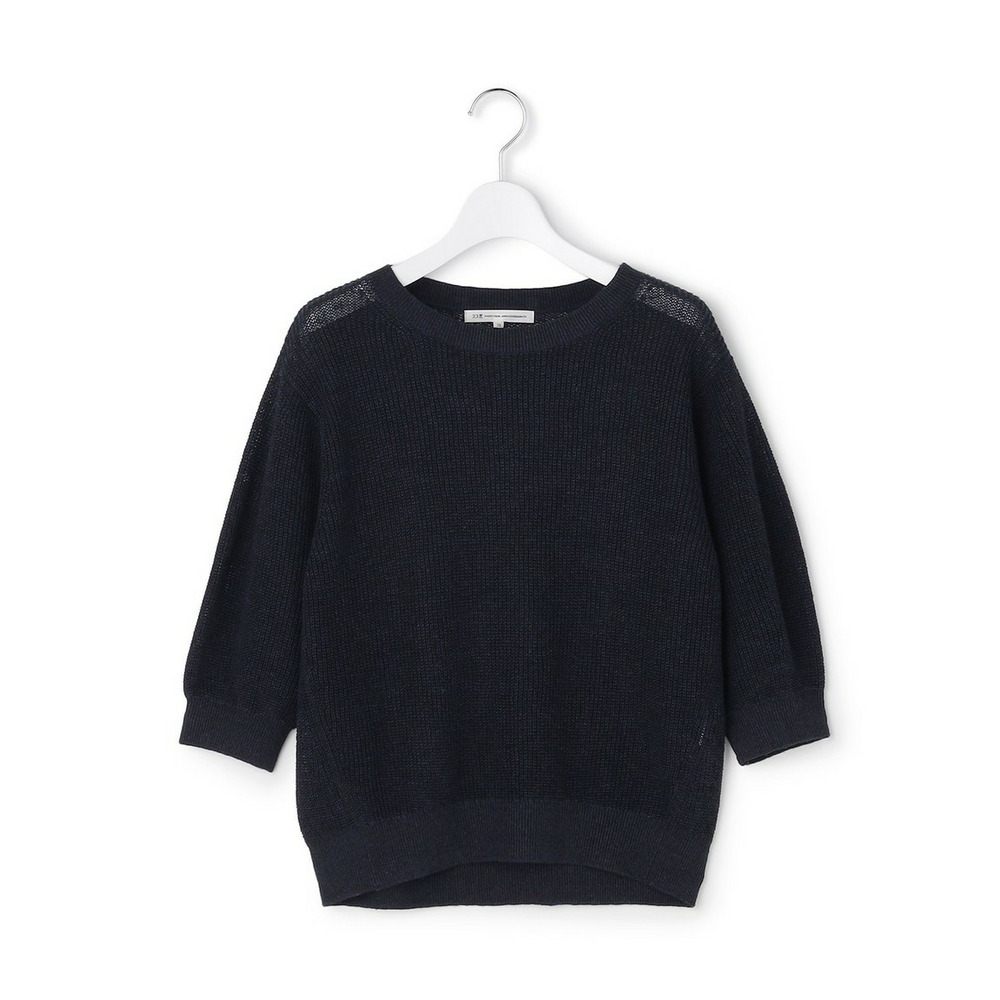 ピュアリネン パフスリーブ ニット12