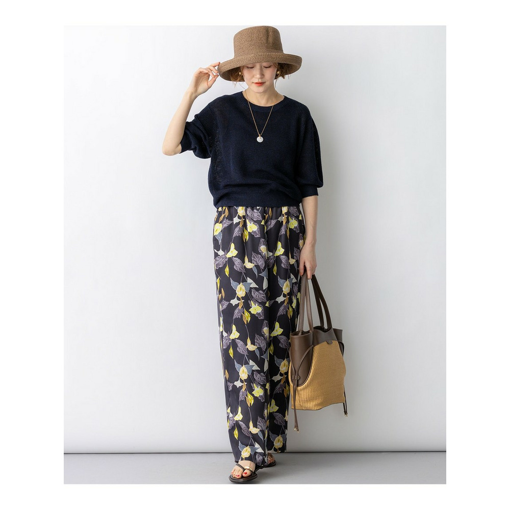 ピュアリネン パフスリーブ ニット7