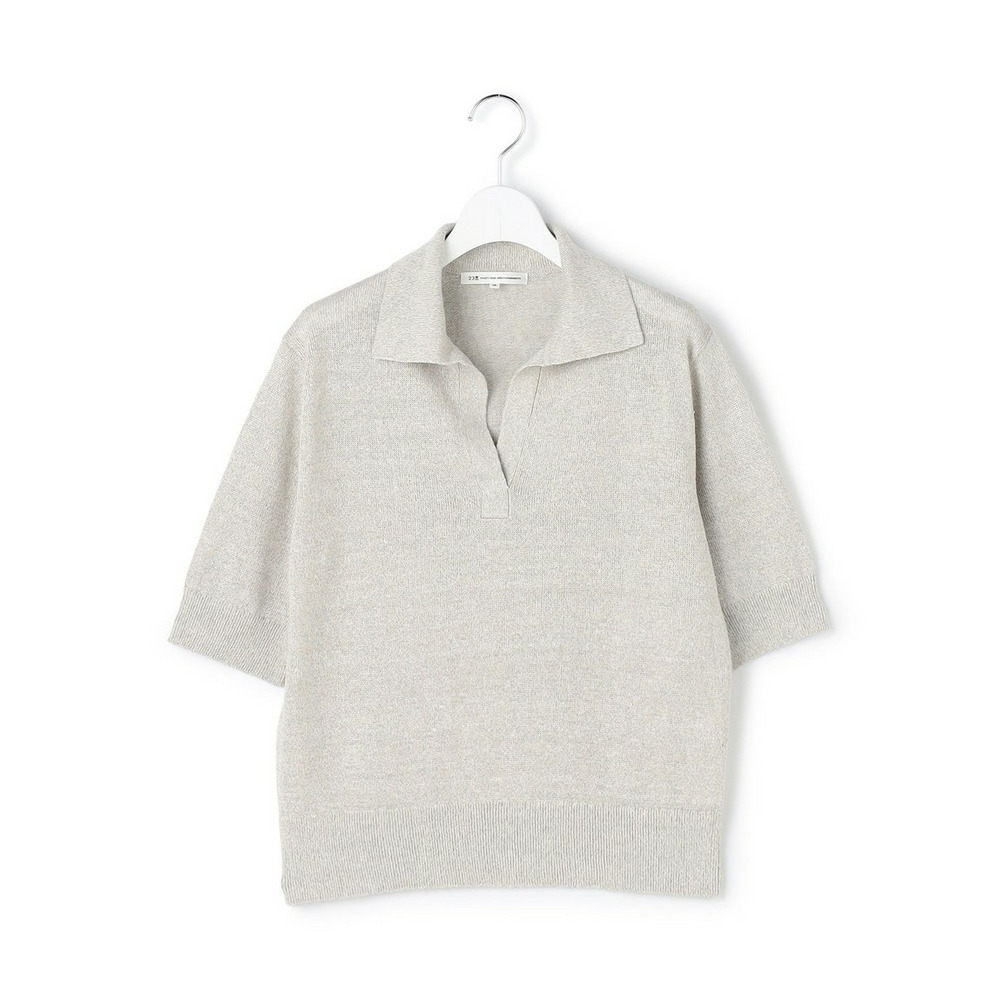 【CanCam掲載】ピュアリネン スキッパー ポロニット11