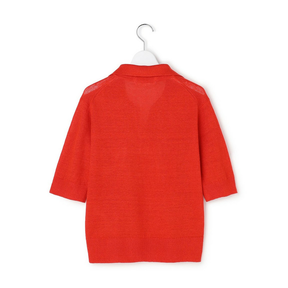 【CanCam掲載】ピュアリネン スキッパー ポロニット14