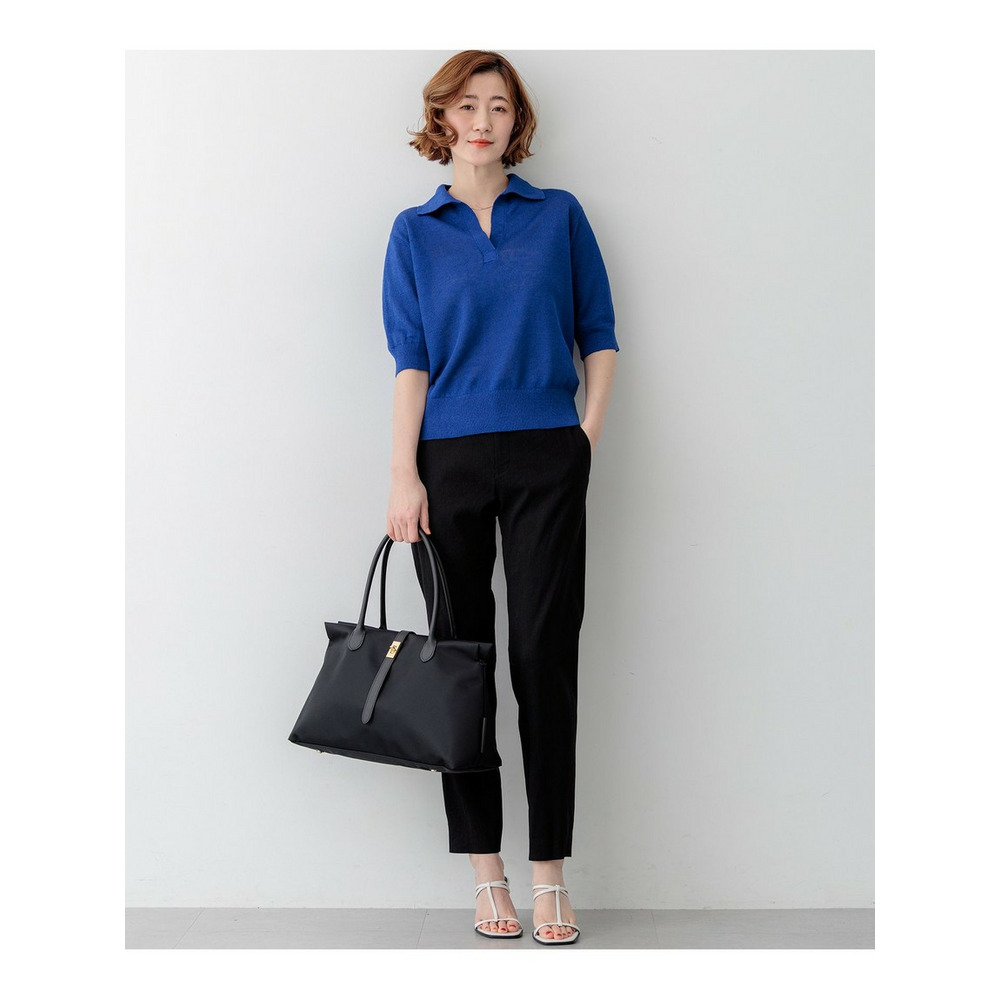 【CanCam掲載】ピュアリネン スキッパー ポロニット6