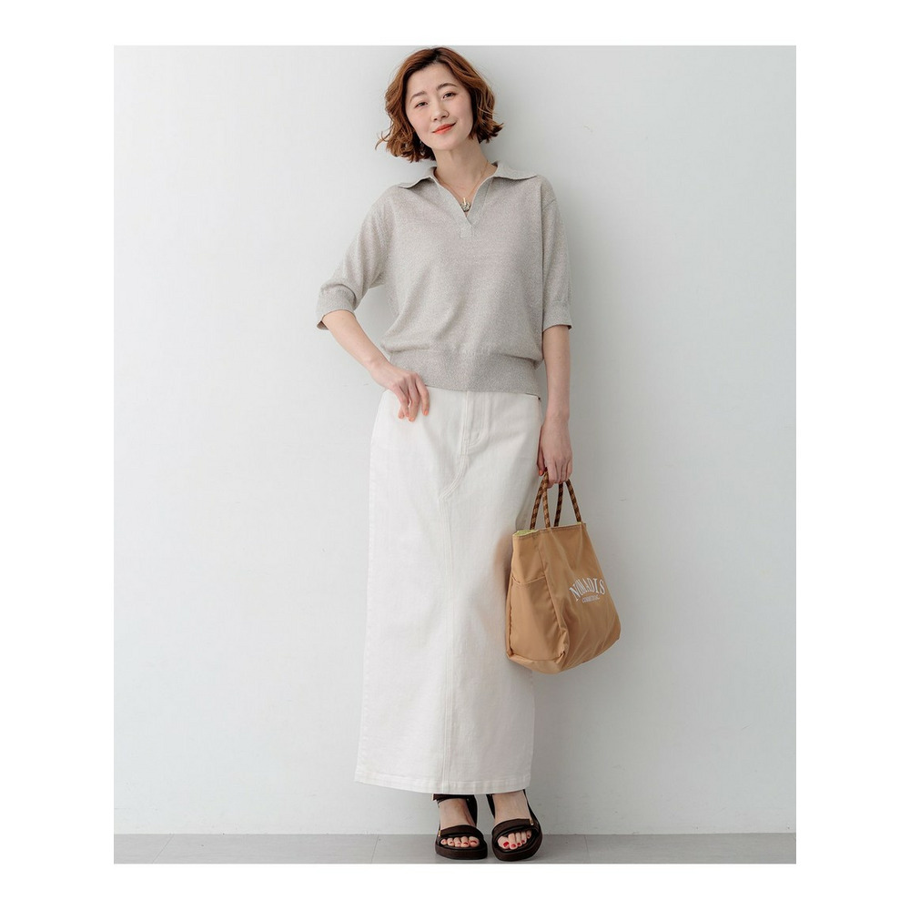 【CanCam掲載】ピュアリネン スキッパー ポロニット8