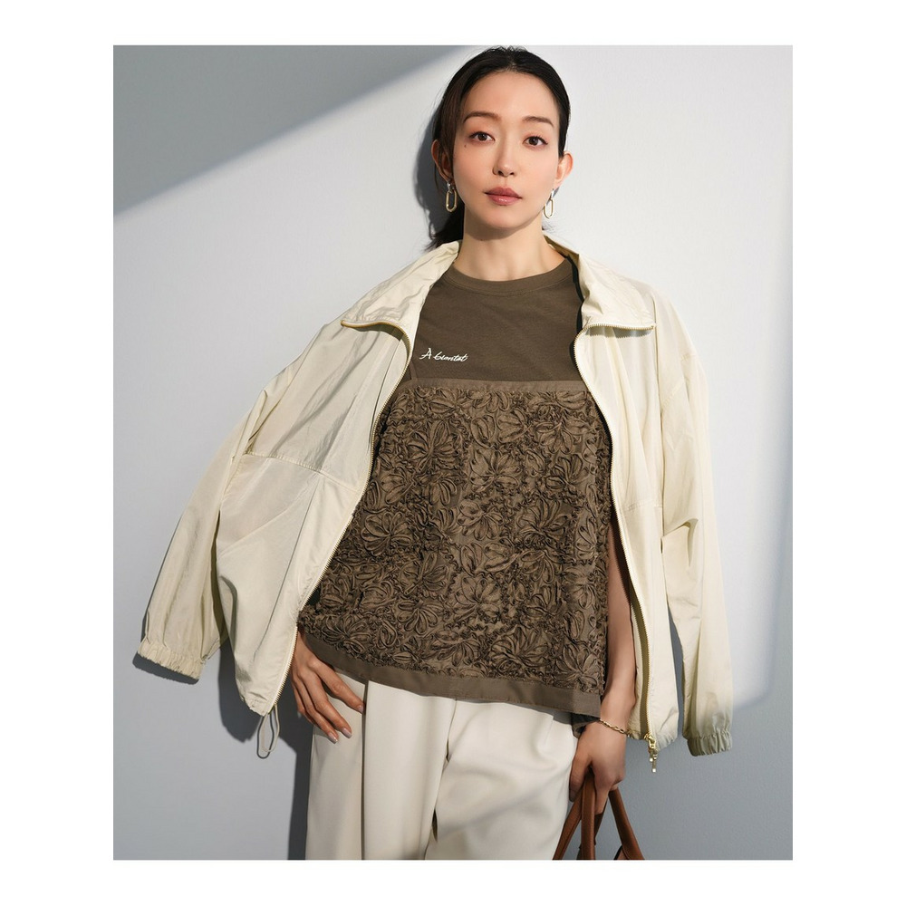 ナイロンタイプライター ダブルジップ ブルゾン