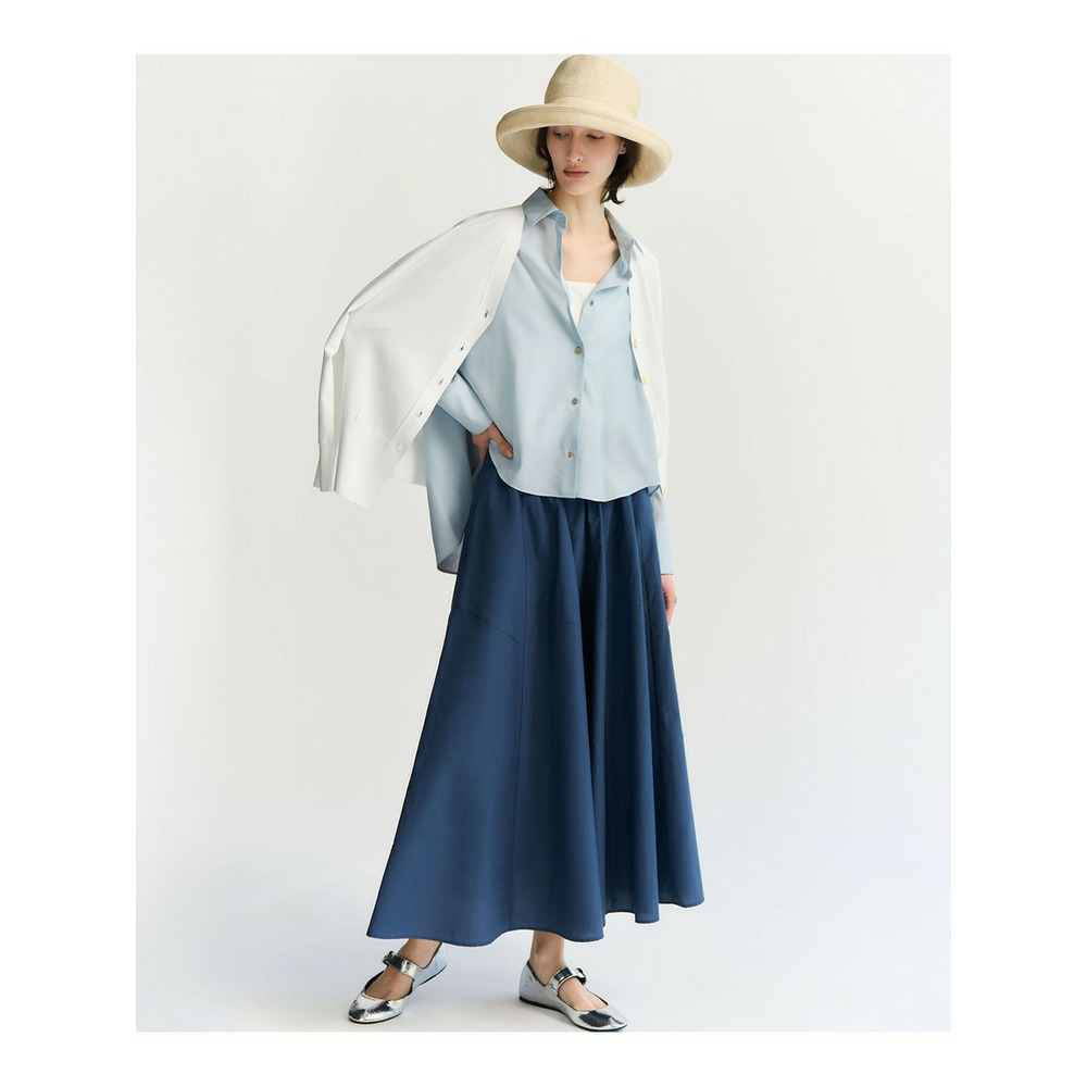 【一部予約】ナイロンコットンタフタ フレアスカート10