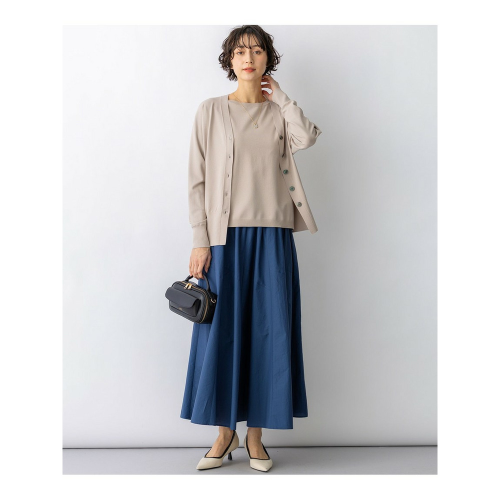 【一部予約】ナイロンコットンタフタ フレアスカート15