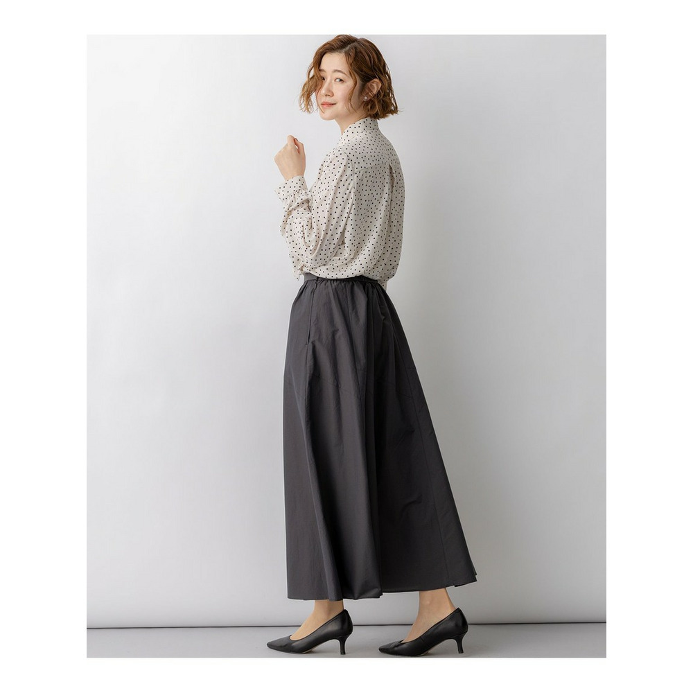 【一部予約】ナイロンコットンタフタ フレアスカート3