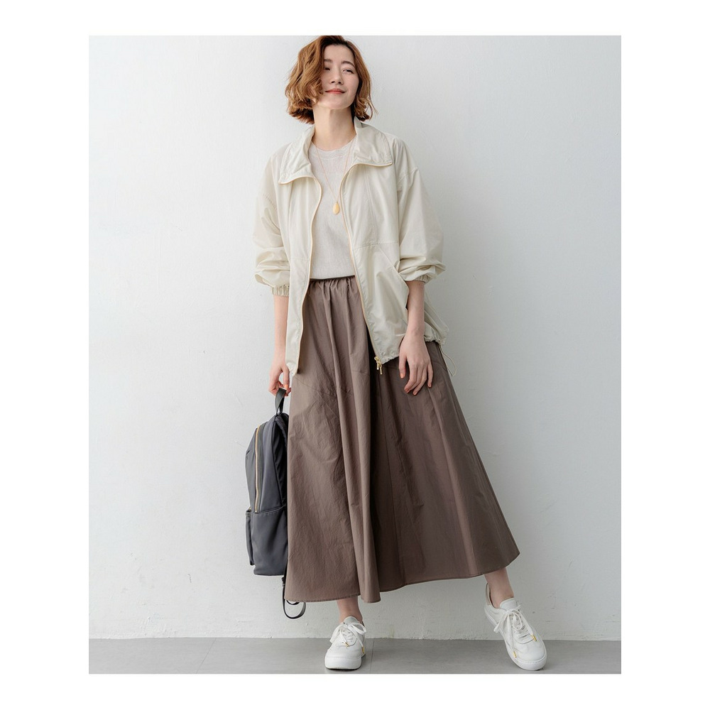 【一部予約】ナイロンコットンタフタ フレアスカート9