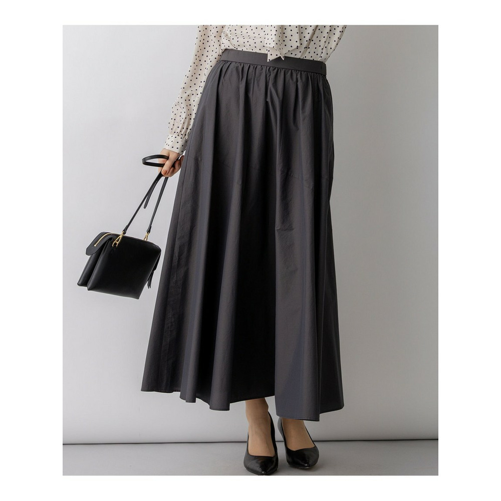 【一部予約】ナイロンコットンタフタ フレアスカート1