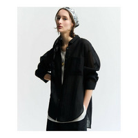 リネンミックスシアースラブ オーバーシャツ