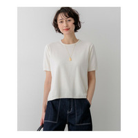 コットンナイロンミニブークレ ニットT