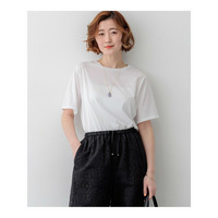 【見上愛さん着用】シアーコンフォート クルーネック Tシャツ