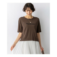 インターシャロゴ レターニット