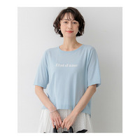 インターシャロゴ レターニット