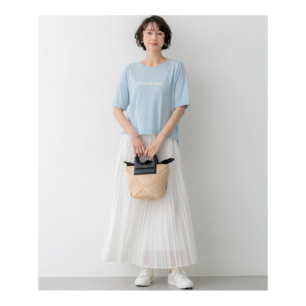 インターシャロゴ レターニット7