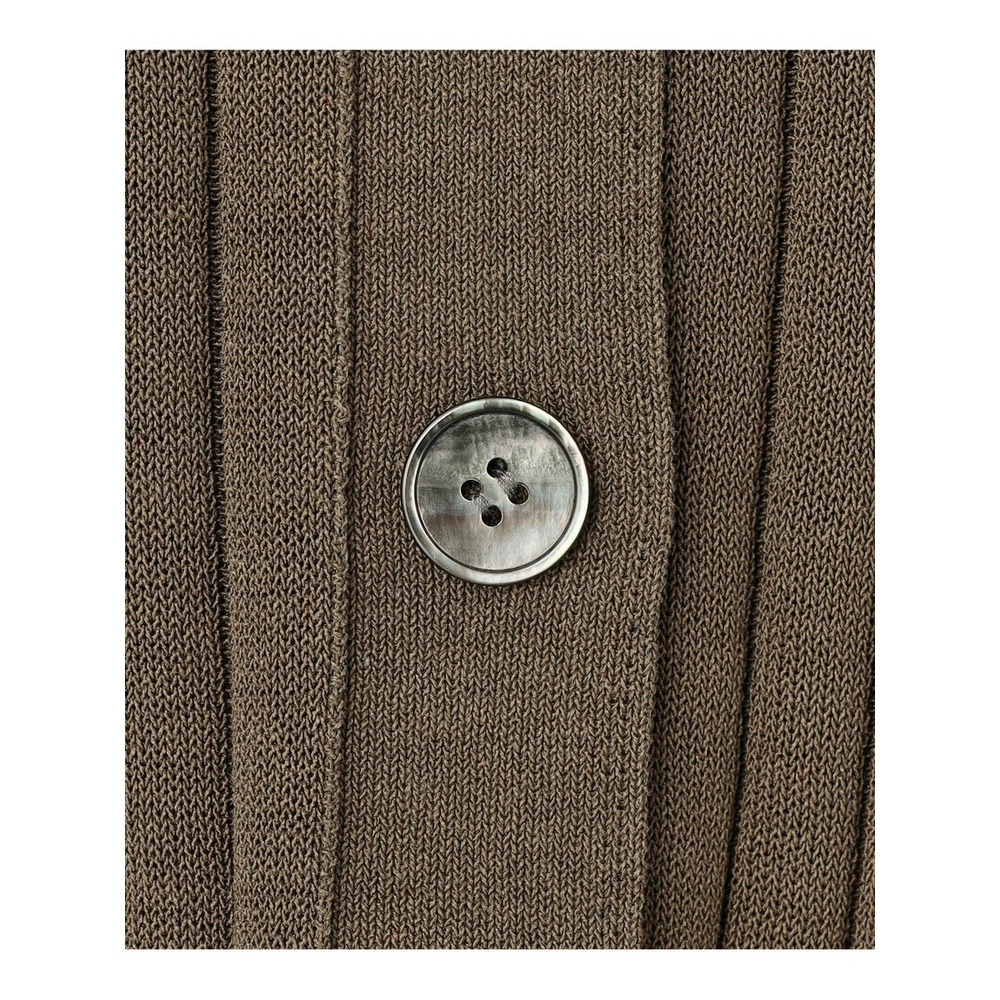 ワイドリブ 五分袖 ポロニット15