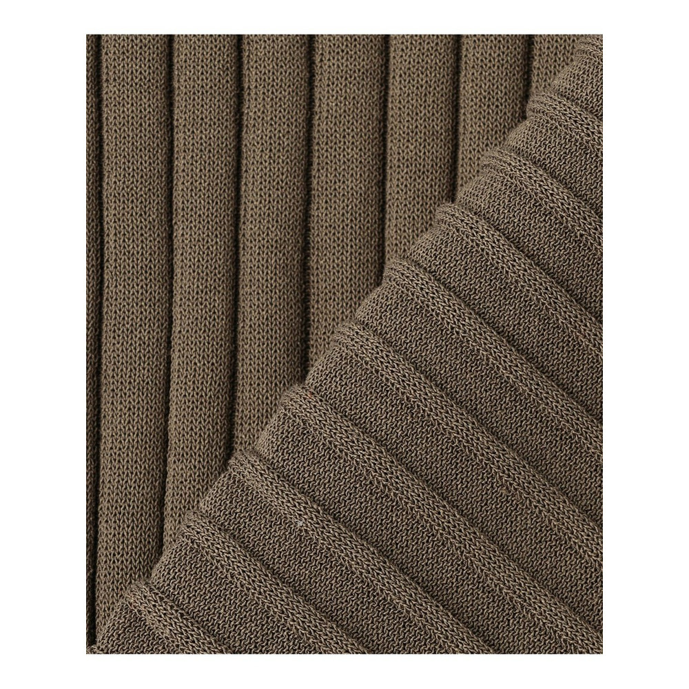 ワイドリブ 五分袖 ポロニット16