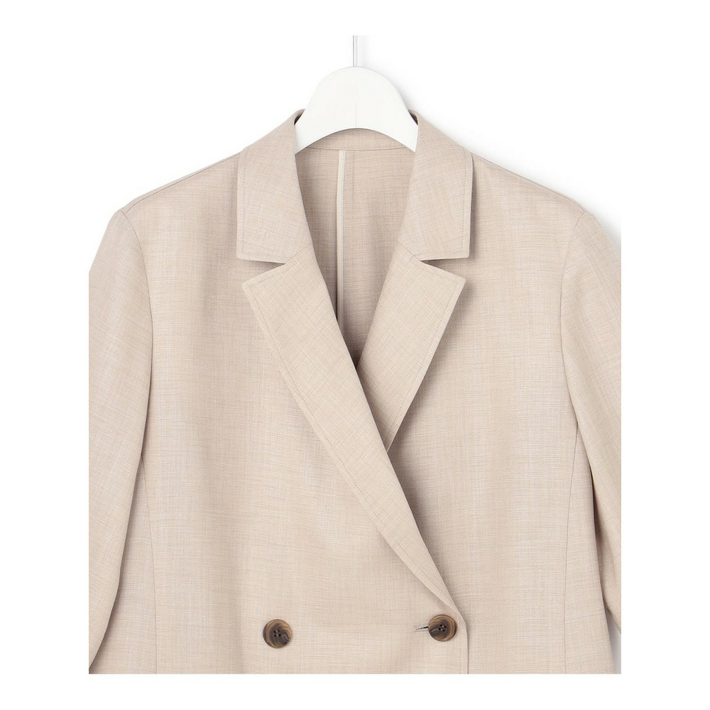 リネンライクグロッシー ハーフスリーブ ダブル ジャケット12