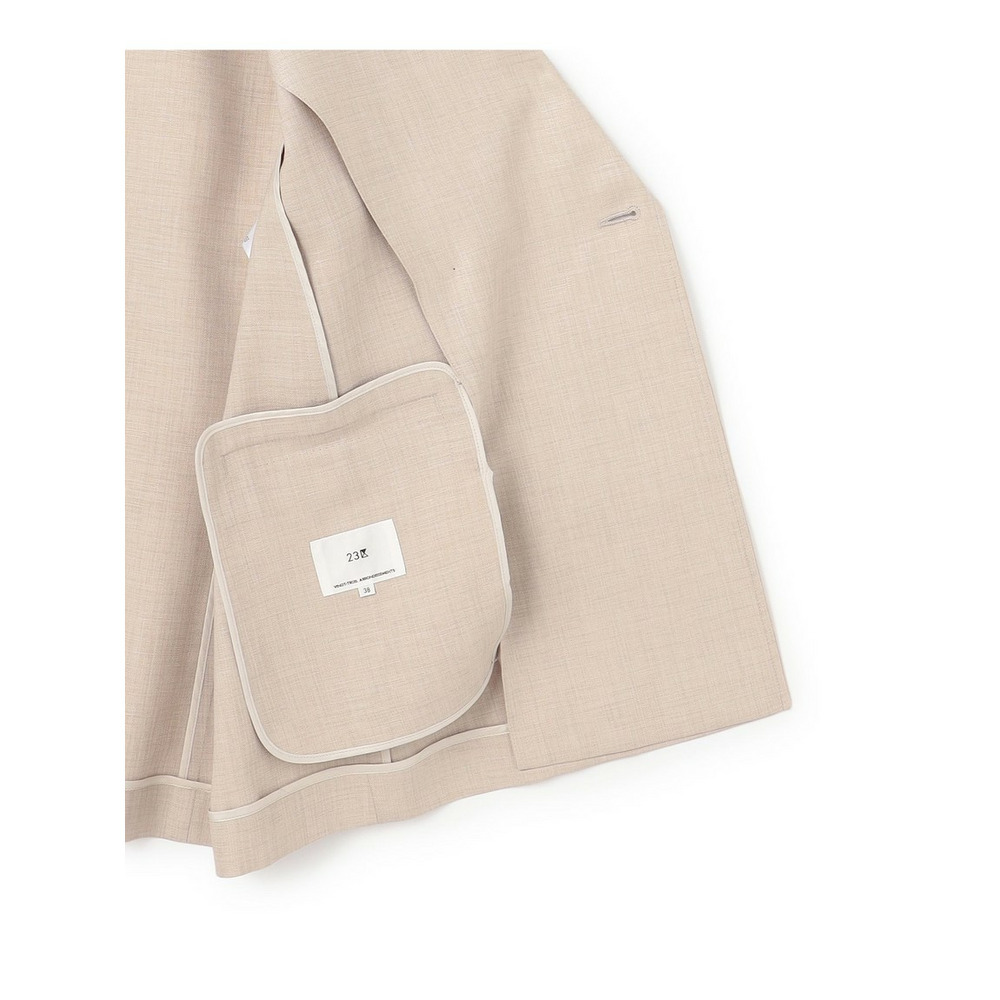 リネンライクグロッシー ハーフスリーブ ダブル ジャケット17