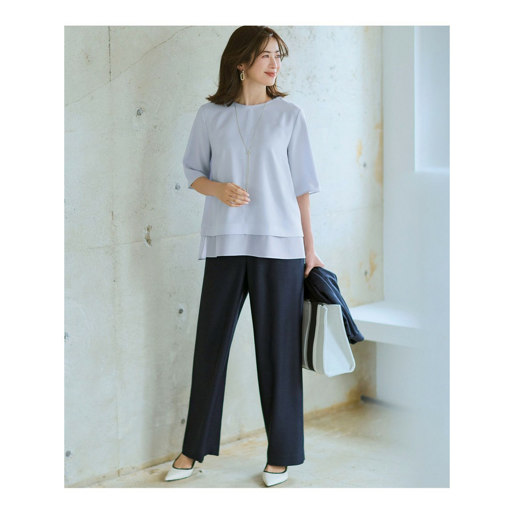 リネンライクグロッシー ハーフスリーブ ダブル ジャケット3