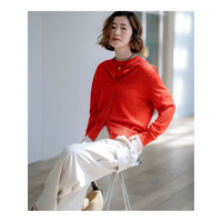 【見上愛さん着用】ピュアリネンハイゲージ カーディガン