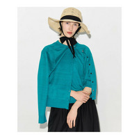 【見上愛さん着用】ピュアリネンハイゲージ カーディガン