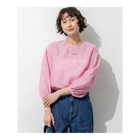 LIBECOリネン ボリュームスリーブ ブラウス