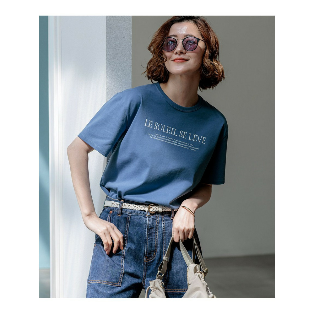 LE SOLEIL SE LEVE ロゴ Tシャツ