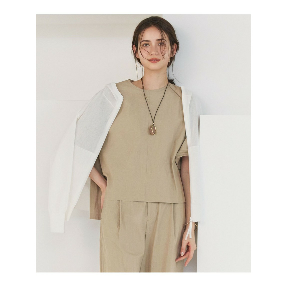 【SLOW/一部店舗限定】シアーニット パーカー