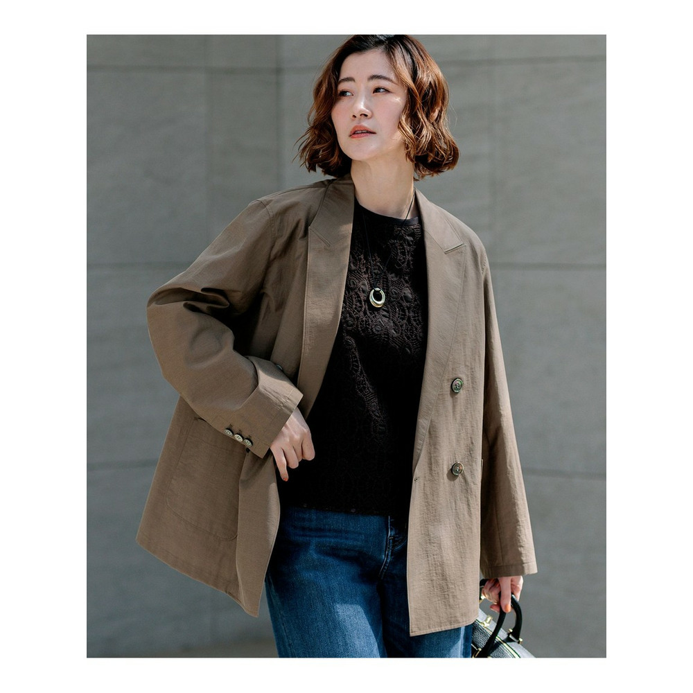 MANTECOブライトワッシャー ダブル ジャケット